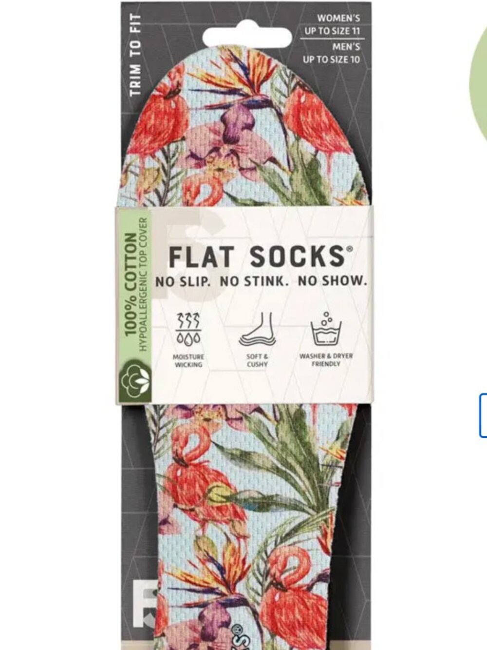 Flat Socks - Floral